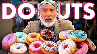 Villager Tries Every Donut in an American Shop