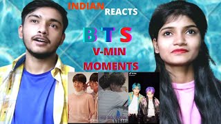 #Reaction #btsreaction INDIAN REACTION On #VMIN  | TIKTOK EDITS | BTS MEMBER | ARMY | K-POP | #2021