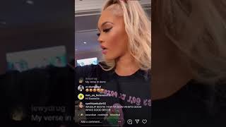 Saweetie Live on IG w/ Whit Whit Vibing to New Album💕💕