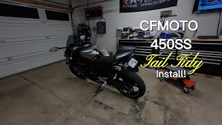 Tail Tidy Install On My CFMOTO 450SS | Fender Eliminator