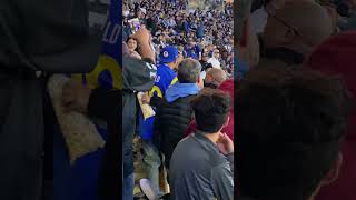 Where's Security?! This Rams vs. Raiders Fan Fight Almost Got Out of Hand! #shorts #larams #raiders