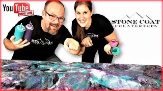 How to Purple and Teal Epoxy
