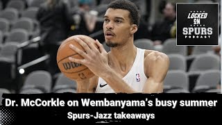 San Antonio Spurs-Jazz takeaways; Dr. McCorkle on Collins' injury & Wembanyama's