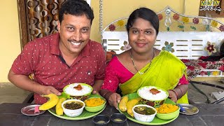 ముద్దపప్పు చారు ఆవకాయ పచ్చడి తిండి పోటి || Eating Challange || Thindi Poti#MKTV పలకరింపు