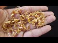 ১ আনা সোনার ডান্ডি কানের দুল /gold earrings