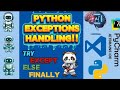 Python Try Except Else Finally - Complete Error Handling Guide (2025) #pythontutorial