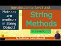 JS_Part 14: String Methods and Properties are in JavaScript?