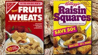 Raisin Squares (1982) \u0026 Fruit Wheats (1986)