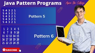 how to print number pattern in java #3 |