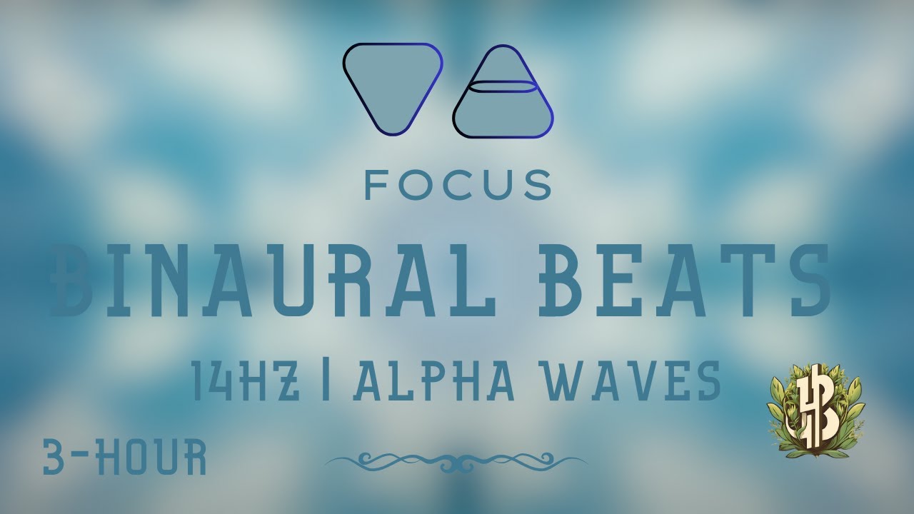 3-Hour Binaural Beats | 14Hz | Alpha Waves | Focus - YouTube