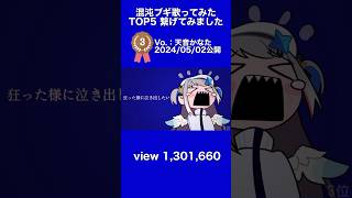 【混沌ブギ】歌ってみた再生回数ランキング TOP5メドレー【jon-YAKITORY】#混沌ブギ #jonyakitory #歌ってみた #歌ってみたランキング