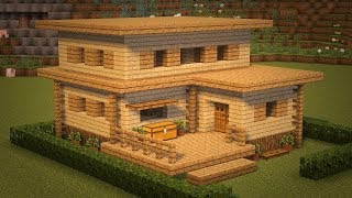 Minecraft Easy Starter House Tutorial How To Build A House In Minecraft 1 2018