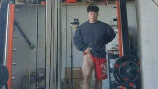 腿 主项 杠铃深蹲 110kg 7次4组（196）