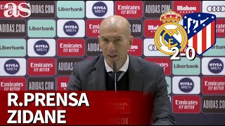 Real Madrid 2-Atlético 0 | Rueda de prensa de Zidane | Diario AS