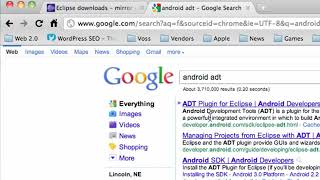 Android Application Development Tutorial 2 Installing Eclipse and Setting up the ADT YouTube