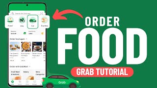 How to Order Food on Grab App { STEP BY STEP }