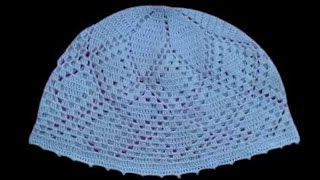 How toCrochet Muslime prayer cap/কুশিকাটার বাচ্চাদের ৫-৭ বছরের টুপি/Very easy crochet prayer cap