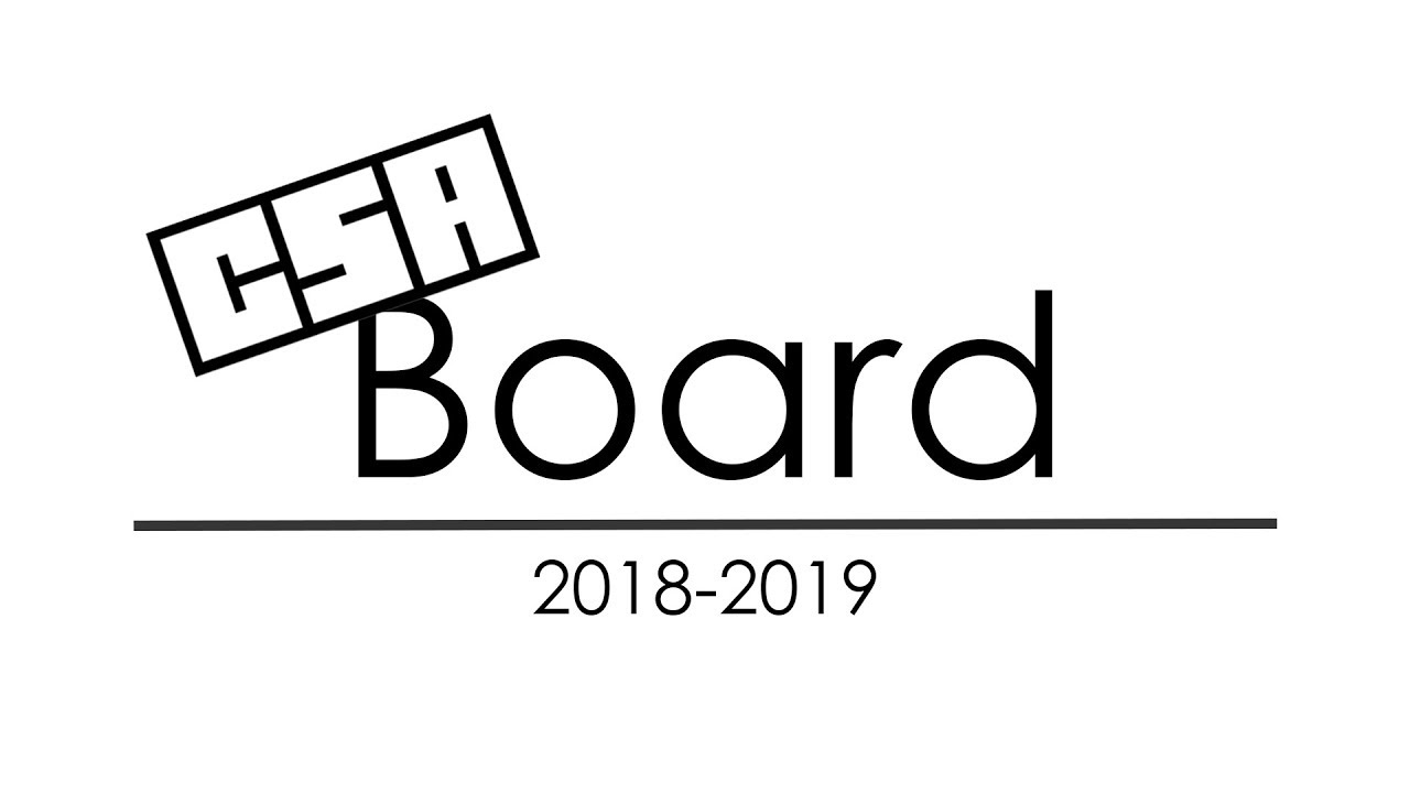 2018 Csa Board Intro Youtube
