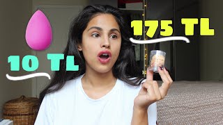 Orjinal Beauty Blender vs 10 TL Makyaj Süngeri | HANGİSİ DAHA İYİ?