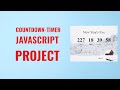 Countdown Timer | JavaScript Projects | Day 1 of 50 days Projects