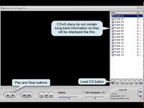 Play Karaoke CD+G Discs on Your Computer Play Karaoke CD+G Discs on Your Computer