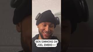 Ben Simmons Comments On His Relationship With Joel Embiid 👀😳