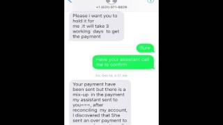 Messing With Craigslist Text Scammers