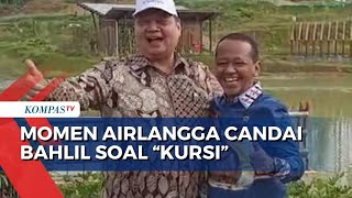 Momen Gurauan Airlangga ke Bahlil soal Kursi saat Kumpul di IKN, Buat Tawa Para Menteri Lain