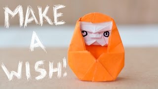 How to Make a Wish! Origami Daruma doll