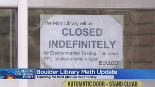 Boulder pushes back library's opening after further testing on meth contamination