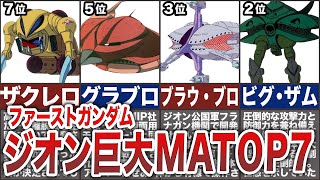 【機動戦士ガンダム】その強さボスクラス！ジオン軍最強MAランキングTOP7