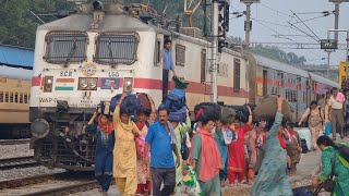 16317 Kanniyakumari - Katra Himsagar Express Wrapped with Jal Shakti Abhiyan and other Programs