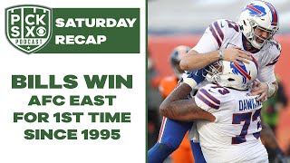 NFL Week 15 Saturday Recap: Bills win AFC East for FIRST time since 1995 I Pick Six Podcast