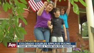 Denver couple: 'Huge win for freedom'