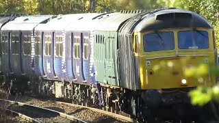 *RARE* 47812 drags new 320401 on the 5280 Kilmarnock Barcley sidings to Shields TMD at Crossmyloof