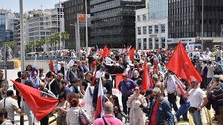 Πρωτομαγιά Πειραιάς: Στιγμιότυπα από την πορεία