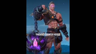 Phoveus Counter Heroes #mlbb #trending #phoveus