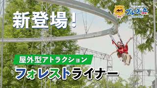 【滋賀県】ブルーメの丘/新アトラクション「FOREST LINER 〜フォレストライナー〜」で空を飛んでみた【絶叫!?】