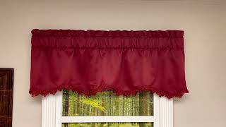 Blackstone Scalloped Valance