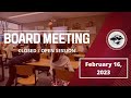 FCUSD Board Meeting 02/16/2023 - Closed/Open Session