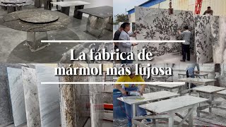 Dentro de la fábrica de mármol más lujosa de China: ¡Un recorrido impresionante!