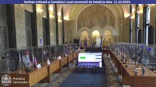 Ședința ordinară a Consiliului Local convocată de îndată la data  11.10.2021