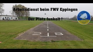 Arbeitsdienst beim FMV Eppingen - Der Platz funkelt !