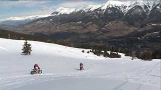 Le pilote Antoine Méo veut créer une épreuve d'enduro sur neige