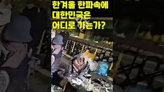 안타깝고 슬픈 현실 한겨울 한파속에  대한민국은  어디로 가는가 3 #박근혜 #문재인 #민노총 #파업 #민주노총 #이명박 #광우병 #집회 #대통령 #이재명  #정치