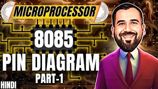 8085 Microprocessor Pin Diagram Part-1 Explained in Hindi