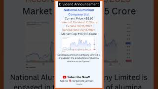 #dividend announces: National Aluminum Company ltd #share#nifty#india #investing #aluminium #company