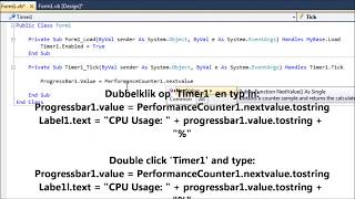 Visual Basic - CPU Usage (NL&EN)