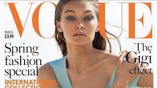 Gigi Hadid Covers British 'Vogue' Talks Movie Nights With Zayn Malik