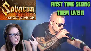 GHOST DIVISION LIVE by SABATON REACTION!!!